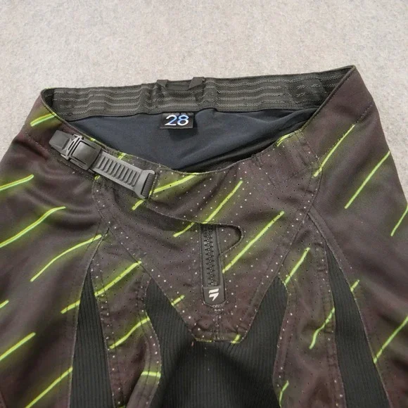 Shift Racing Faction Pants Mens 28 Black MX Motocross Dirt Bike Motorcycle - Picture 11 of 12